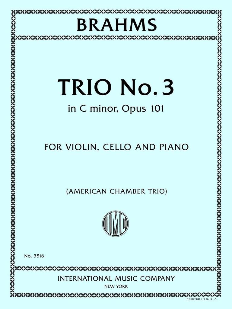 Trio N. 3 In C Minor, Opus 101